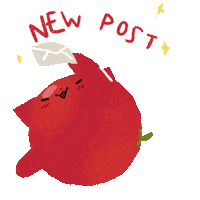 Cat Post Sticker