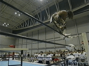matthewgregg642a giphyupload wwe table njpw GIF
