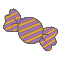 Halloween Candy Sticker