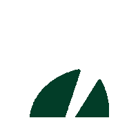 apolondon green leaf shape apo Sticker
