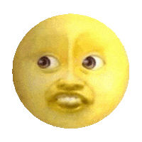 Awkward Full Moon Sticker by imoji