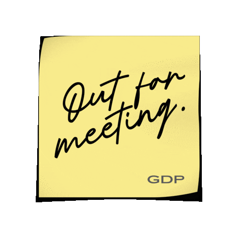 gdparchitects giphygifmaker office meeting stickynote Sticker