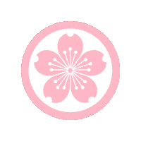 Ikebana_Basel pink flower flowers sakura Sticker