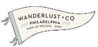 Flag Philadelphia Sticker by Wanderlustandco