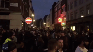 London Streets Crowded as UK Pubs Reopen on 'Super Saturday'