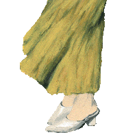 Painting Dress Sticker