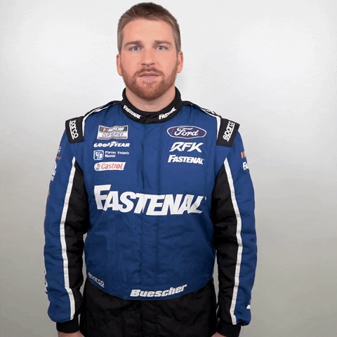 rfkracing nascar chris buescher fastenal rfk racing GIF