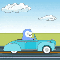 Travel Driving GIF by Pudgy Penguins
