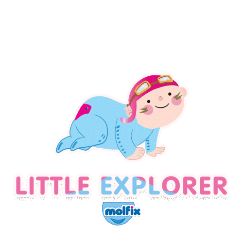 little explorer Sticker by Molfix