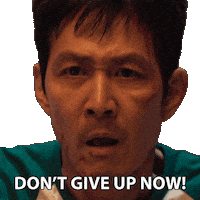 Lee Jung-Jae Dont Give Up Sticker by NETFLIX