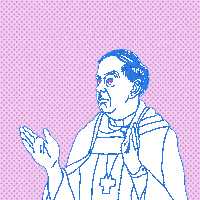Bishop Eels Sticker by E MERLIN MURRAY