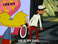 hey arnold nicksplat GIF