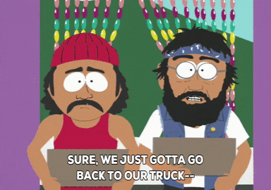 truck leaving GIF by South Park 