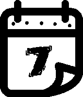 Curlysmurfette Takvim Sticker