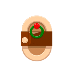 Holiday Santa Sticker by LEGO