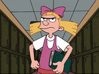 nicksplat helga pataki GIF by Hey Arnold