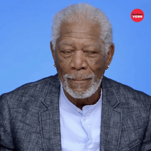 Disappointed Morgan Freeman