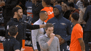 julius randle handshake GIF by NBA