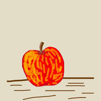 drawing apple GIF