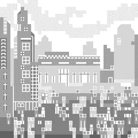 city shanghai. petscii GIF by ailadi