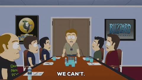 scared world of warcraft GIF by South Park 