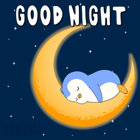 Tired Good Night GIF by Pudgy Penguins