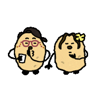 cjenmtvn potato tvn 감자 감자연구소 Sticker
