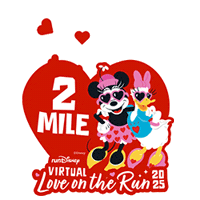 Love On The Run Rundisney Sticker by Disney Sports