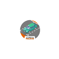 Autoescola_Piloto carro piloto autoescola cnh Sticker