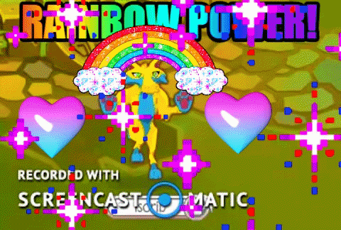 animal jam rainbow GIF