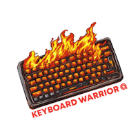 Warrior Keyboard Sticker by Adjarabetcom