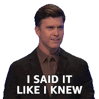 Colin Jost Sticker by Jeopardy!
