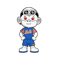 Angry New York Mets Sticker by Zhot