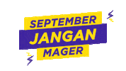 September Mager Sticker by detikcom