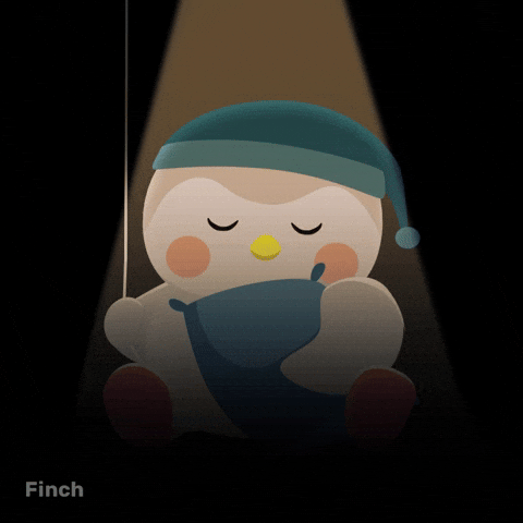 Tired Good Night GIF by Finch Care