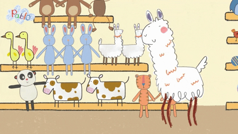 Cartoon Hug GIF by Pablo