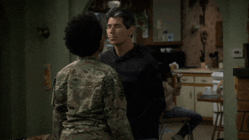 Michael Fishman Kiss GIF by ABC Network