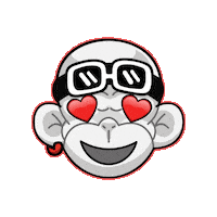 Swooning In Love Sticker by Zhot Shop