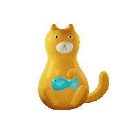 Cat 3D Sticker by krist menina