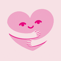 Heart Hugs GIF by Pink Kisses