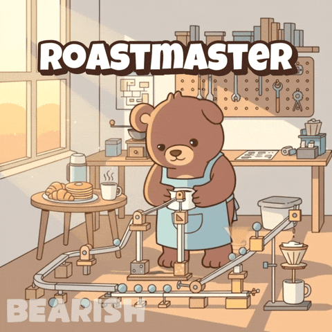 Teddy Bear Coffee GIF by BEARISH