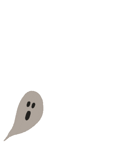 sadtouristart halloween ghost spooky haunted Sticker