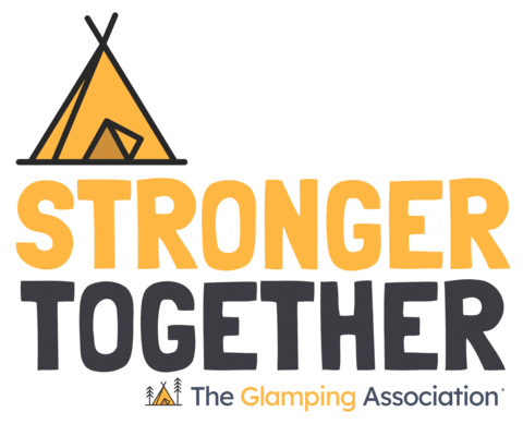 Strongertogether Sticker by The Glamping Association