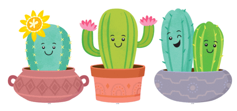 Plants Cactus Sticker by Teacher Created Resources