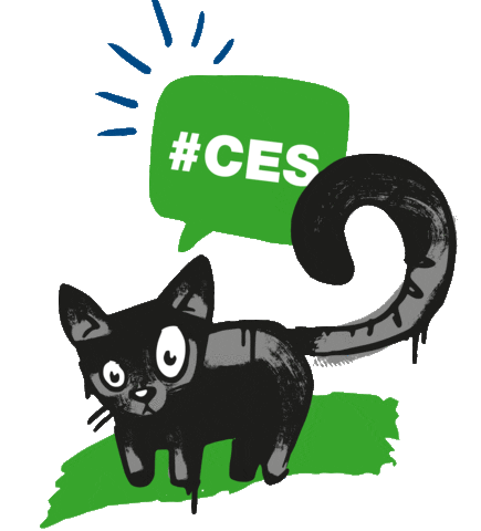 cat graffiti Sticker