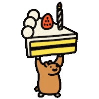 evite cake hamster lifting evite Sticker