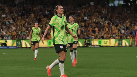 Emily Van Egmond Celebration GIF by Football Australia