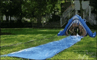 Slip N Slide Ghost GIF