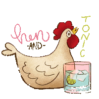 Gin And Tonic Chicken Sticker