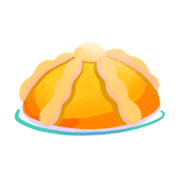 Vilore bread pan diademuertos azucar Sticker